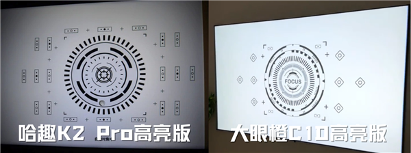 K2Pro高亮版对比大眼橙C1D高亮版！j9九游会入口首页千元投影性价比之争：哈趣(图12)