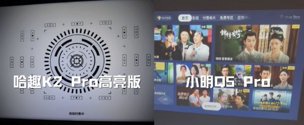 2Pro 高亮版对比小明Q5 Pro！J9数字平台千元投影仪的较量：哈趣 K(图4)